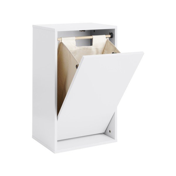 Biały ścienny kosz na pranie Laundry Box – ReCollector