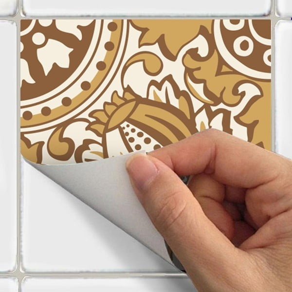 Zestaw 9 naklejek Ambiance Cottage, 10x10 cm-image-2