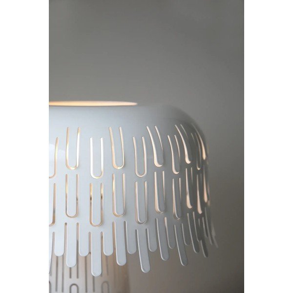 Biała lampa stołowa z metalowym kloszem (wysokość 38 cm) Verbera – Markslöjd-image-2