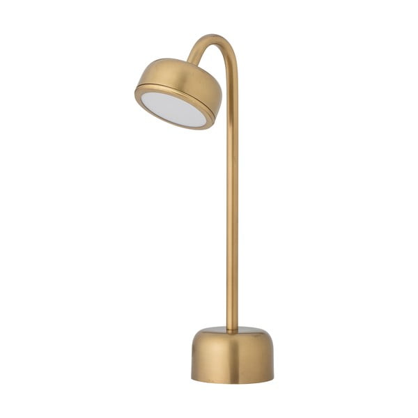 Lampa stołowa LED w kolorze złota ze ściemniaczem i metalowym kloszem (wysokość 35,5 cm) Niko – Bloomingville