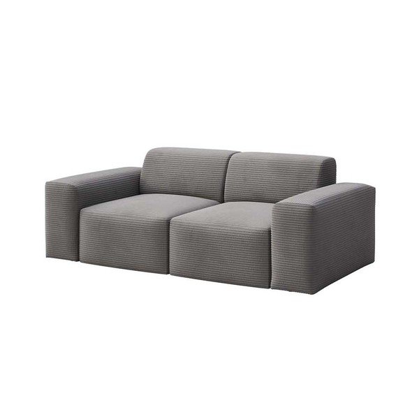 Szara sztruksowa sofa 205 cm Villet – Rodier-image-2