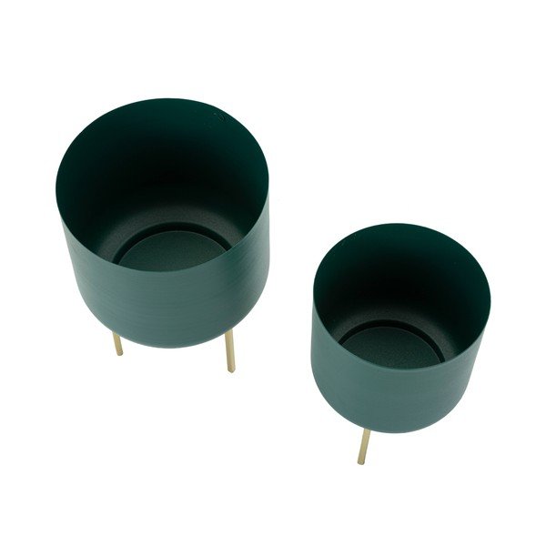 Metalowe osłonki na doniczki zestaw 2 szt. ø 20 cm Grent – Mauro Ferretti-image-2