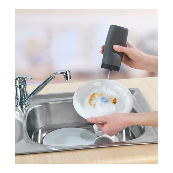 Szary dozownik płynu do naczyń Wenko Squeeze, 250 ml-image-4