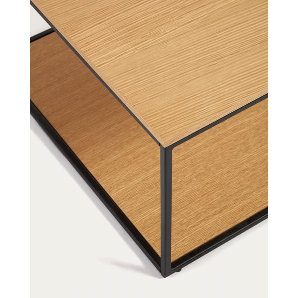 Stolik z blatem w dekorze dębu w naturalnym kolorze 60x110 cm Yoana – Kave Home-image-2