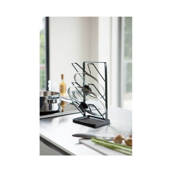 Czarny stojak na pokrywki YAMAZAKI Tower-image-1