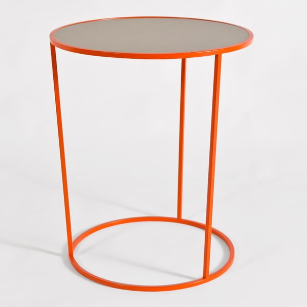 Pomarańczowo-szary stolik MEME Design Constance