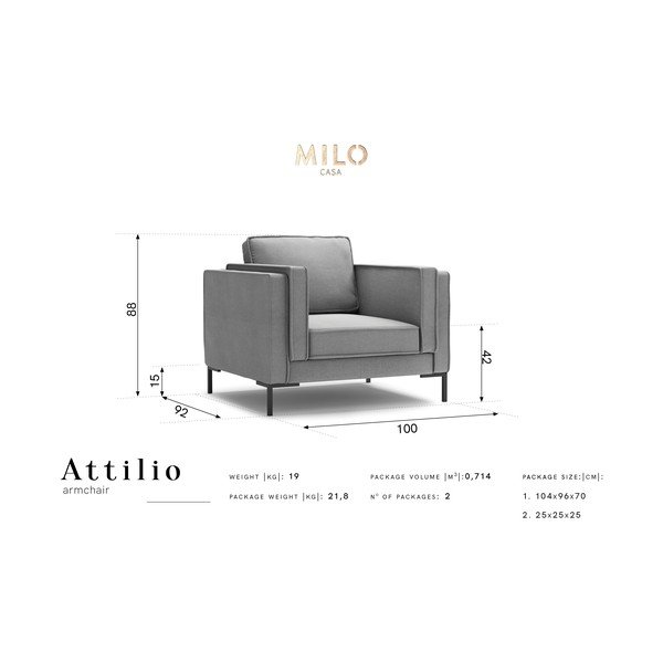Żółty fotel Milo Casa Attilio-image-4