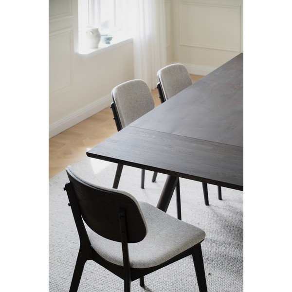 Dodatkowy blat do stołu z litego drewna dębowego 95x45 cm Clapperton – Rowico-image-1