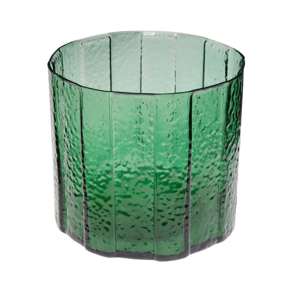 Szklany ręcznie wykonany wazon Emerald – Hübsch-image-4