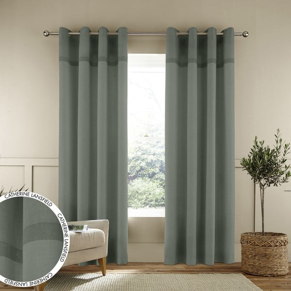 Zielone zasłony zestaw 2 szt. 229x168 cm Living Melville – Catherine Lansfield-image-3