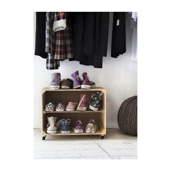 Szafka na buty z drewna sosnowego Really Nice Things Shoe-image-1
