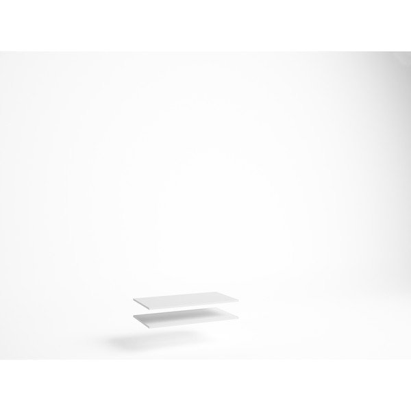 Białe dodatkowe półki do szafy 2 szt. Brisa – Marckeric-image-1