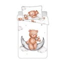 Bawełniana pościel dziecięca do łóżeczka 100x135 cm  Miś "Plane" – Jerry Fabrics