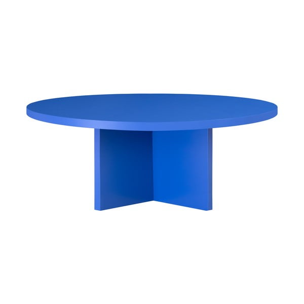 Niebieski okrągły stolik ø 100 cm Pausa – Really Nice Things-image-4
