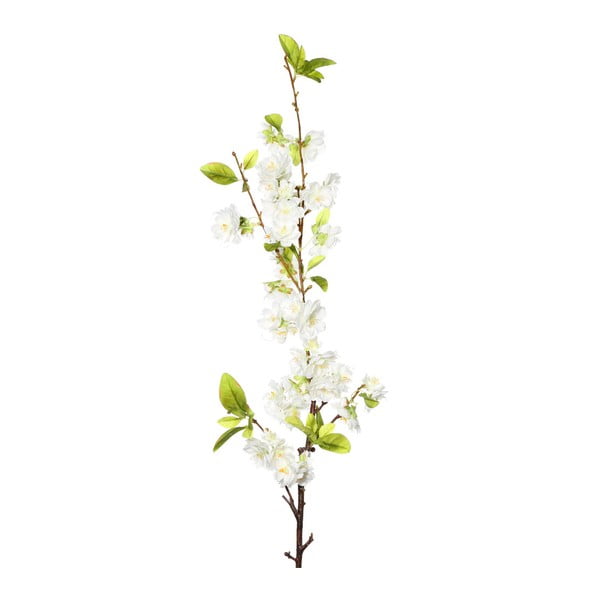 Sztuczna gałązka z białymi kwiatkami Ixia Pear Tree, wys. 114 cm