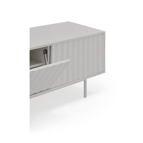 Szara szafka pod TV 180x52 cm Sierra – Teulat-image-4