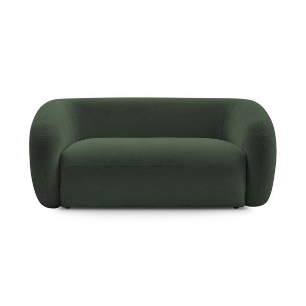 Zielona sofa z tkaniny szenilowej 160 cm Celine – Bobochic Paris