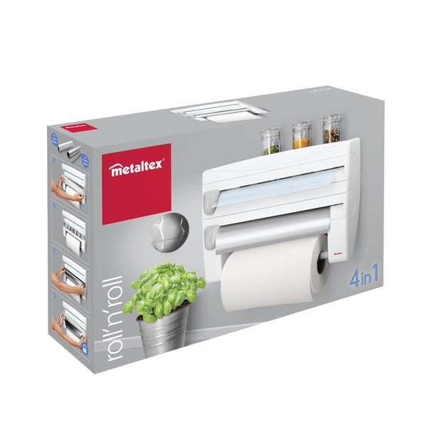 Uchwyt na folie i ręczniki papierowe Metaltex, dł. 38 cm-image-2