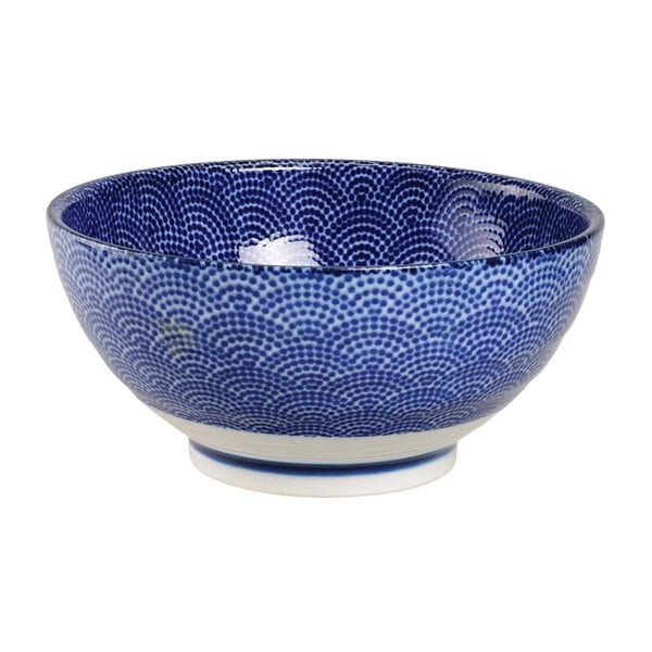 Niebieska porcelanowa misa Tokyo Design Studio Dot, ⌀ 18,5 cm
