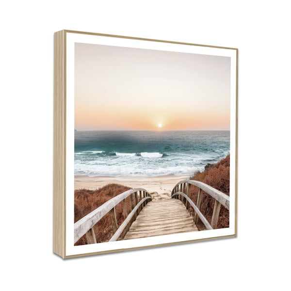 Obraz 50x50 cm Beach Footbridge-image-2