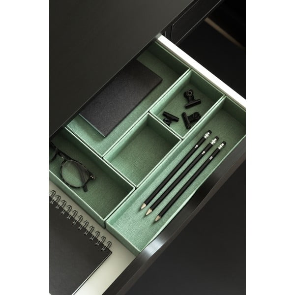 Kartonowe organizery do szuflady zestaw 5 szt. Emma Paper Laminate – Bigso-image-2