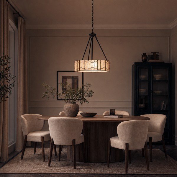 Metalowa lampa wisząca ze szklanym kloszem ø 46 cm Waldorf – Premier Housewares-image-1