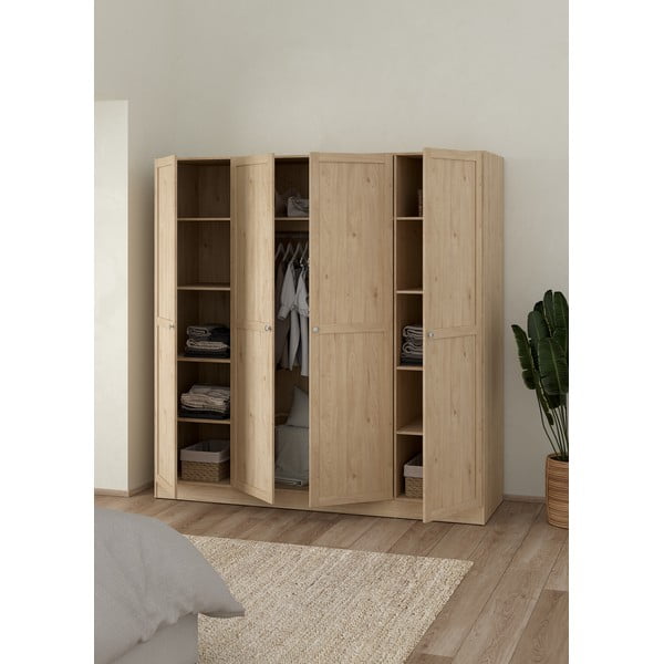 Szafa w dekorze dębu 195,5x200 cm Billund – Tvilum-image-2