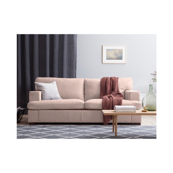 Jasnoróżowa sofa Windsor & Co Sofas Daphne, 170 cm-image-1