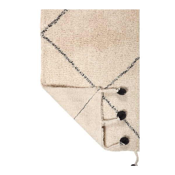 Bawełniany dywan z czarnymi detalami Nattiot Tanvi, 110x170 cm-image-3