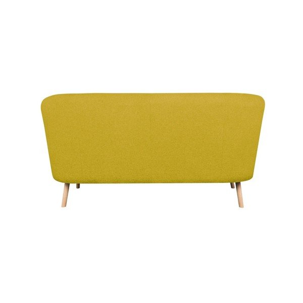 Żółta sofa dwuosobowa Kooko Home Pop-image-2