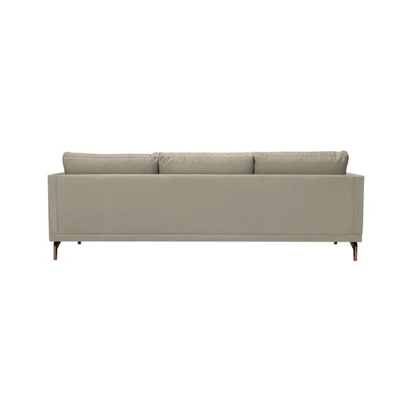 Beżowa sofa 3-osobowa z konstrukcją w kolorze złota Windsor & Co Sofas Jupiter-image-3