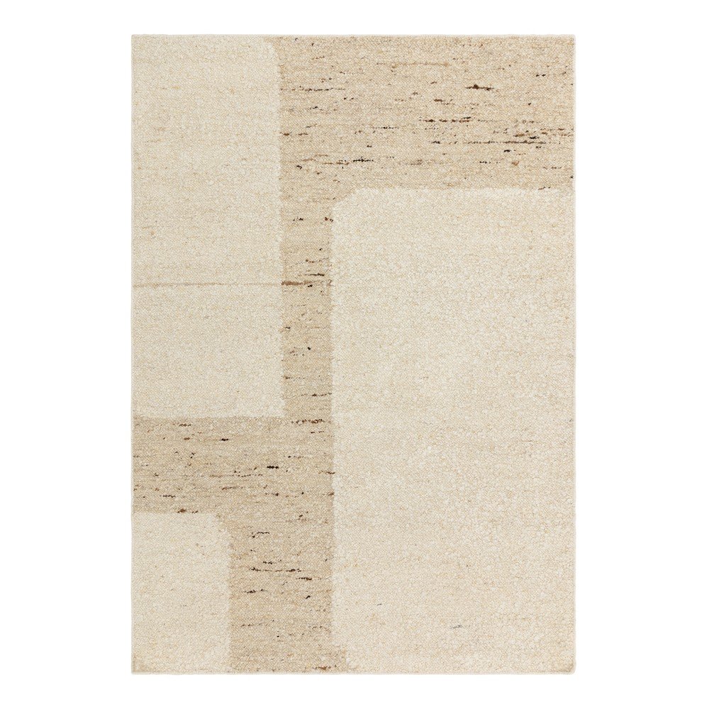 Beżowy wełniany dywan dwustronny/tkany ręcznie 120x170 cm Napa Tumbla – Asiatic Carpets