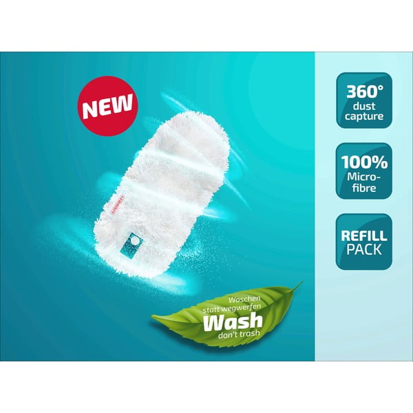 Zestaw zapasowych końcówek do miotełki do kurzu 2 szt. Superduster – LEIFHEIT-image-1