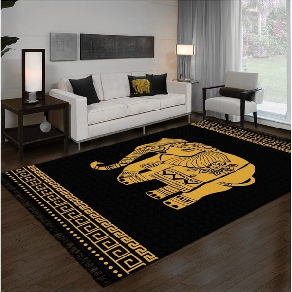 Dwustronny dywan odpowiedni do prania Kate Louise Doube Sided Rug Elephant, 120x180 cm-image-1