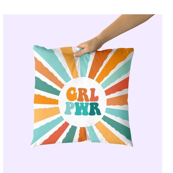 Poszewki na poduszki zestaw 2 szt. 50x50 cm Girl power – Aware-image-3