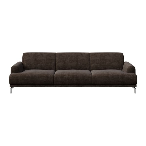 Ciemnobrązowa sofa MESONICA Puzo, 240 cm