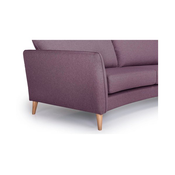 Fioletowa sofa Scandic Paris, 245 cm-image-2