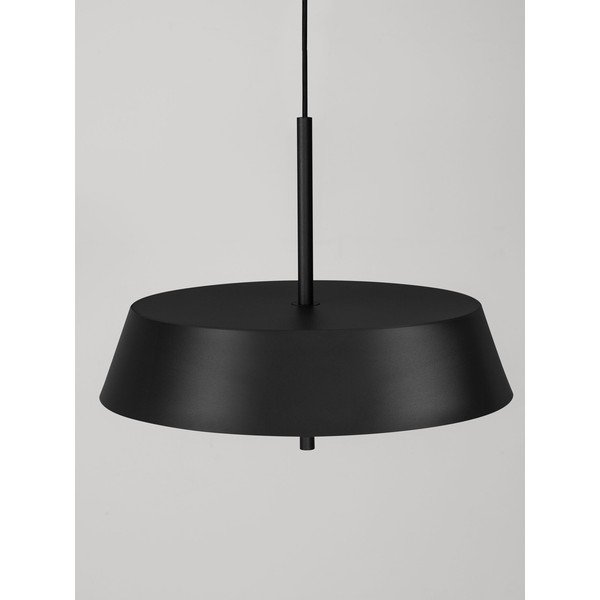 Aluminiowa lampa wisząca LED ze ściemniaczem w kolorze matowej czerni ø 45 cm Velio – Nova Luce-image-4
