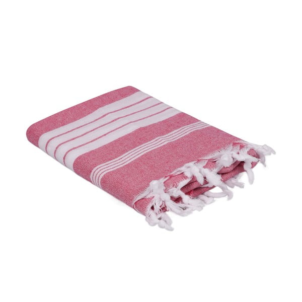 Różowy ręcznik, 170x90 cm