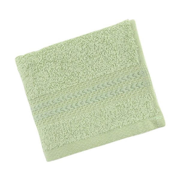 Zielony ręcznik z czystej bawełny Foutastic, 30x50 cm-image-1