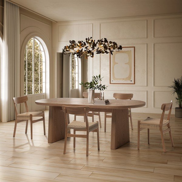 Stół w dekorze jesionu 100x200 cm Blair – MOME-image-1