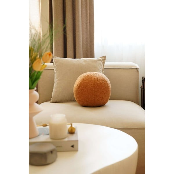 Poduszka dekoracyjna z materiału bouclé ø 25 cm Top – Mioli Decor-image-2