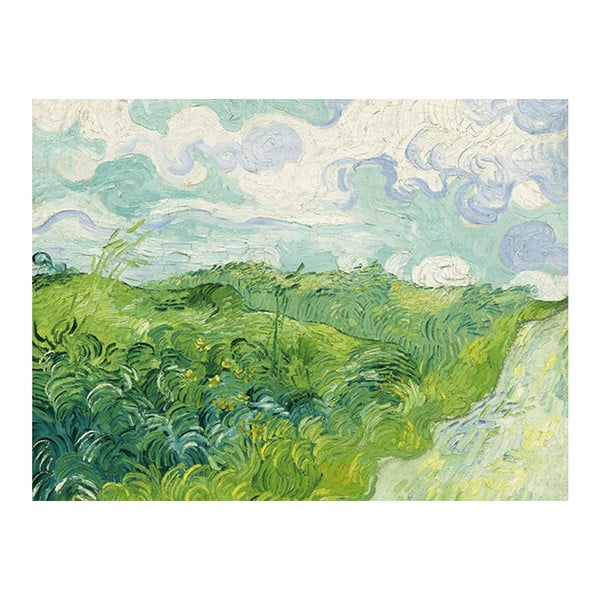 Reprodukcja obrazu Vincenta van Gogha - Green Wheat Fields, 60x80 cm