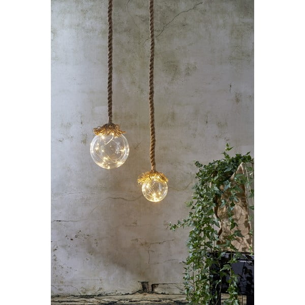 Wisząca dekoracja świetlna LED Star Trading Jutta, ⌀ 10 cm-image-2