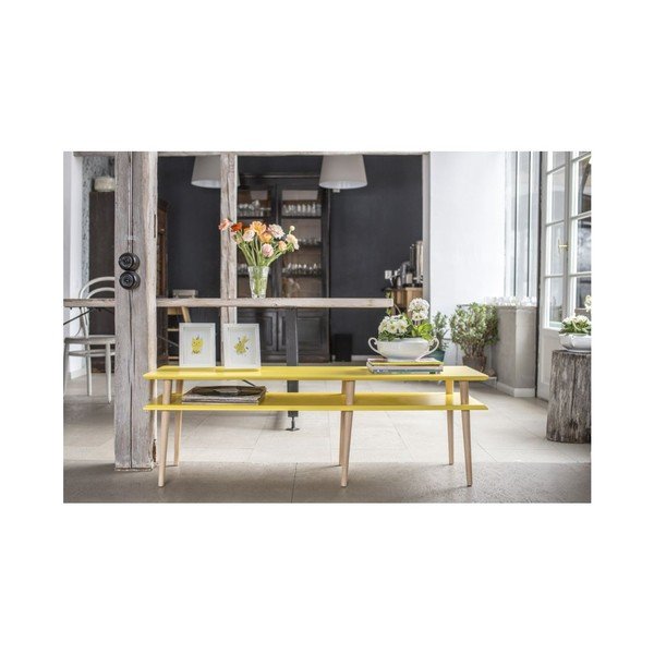 Różowy stolik Ragaba Mugo, dł. 139 cm-image-1