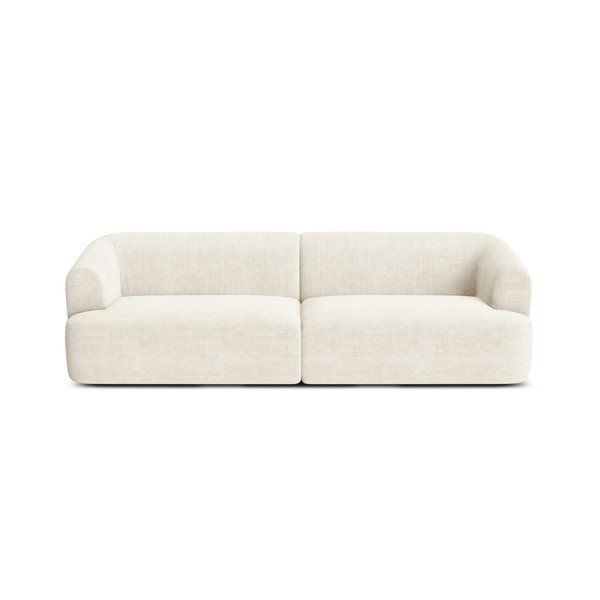 Beżowa sztruksowa sofa 255 cm Campi – Cosmopolitan Design-image-3