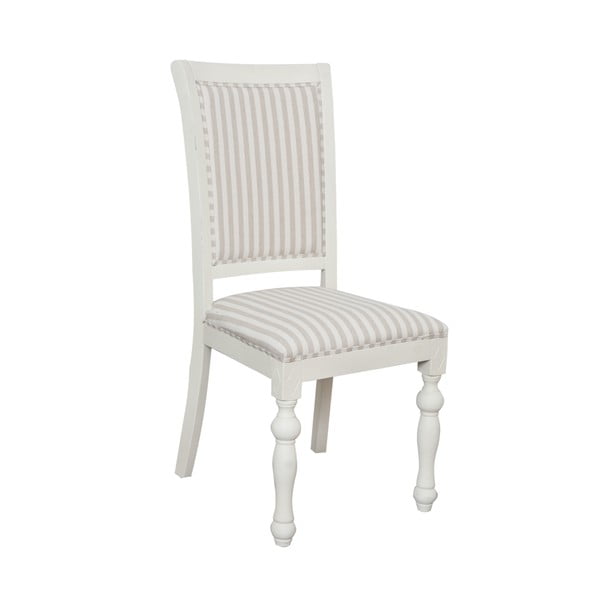 Białe krzesło z drewna topoli Livin Hill Cara