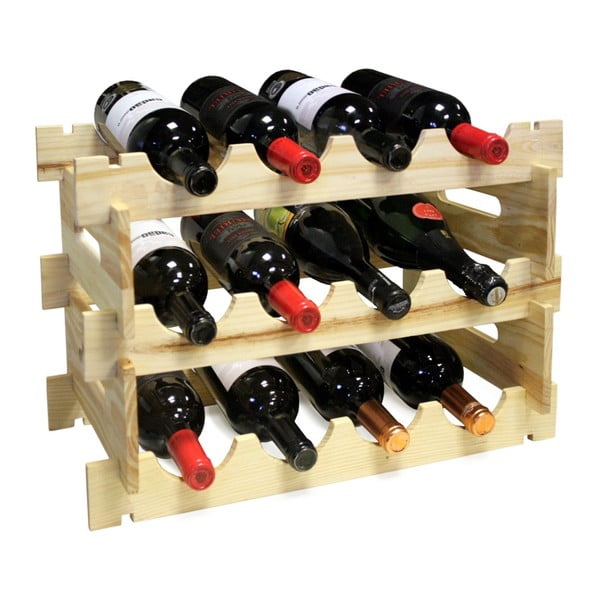 Drewniany stojak na butelki wina Vin Bouquet Wine