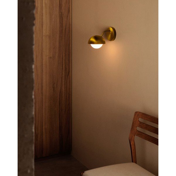 Kinkiet w kolorze złota ø 15 cm Lonela – Kave Home-image-1