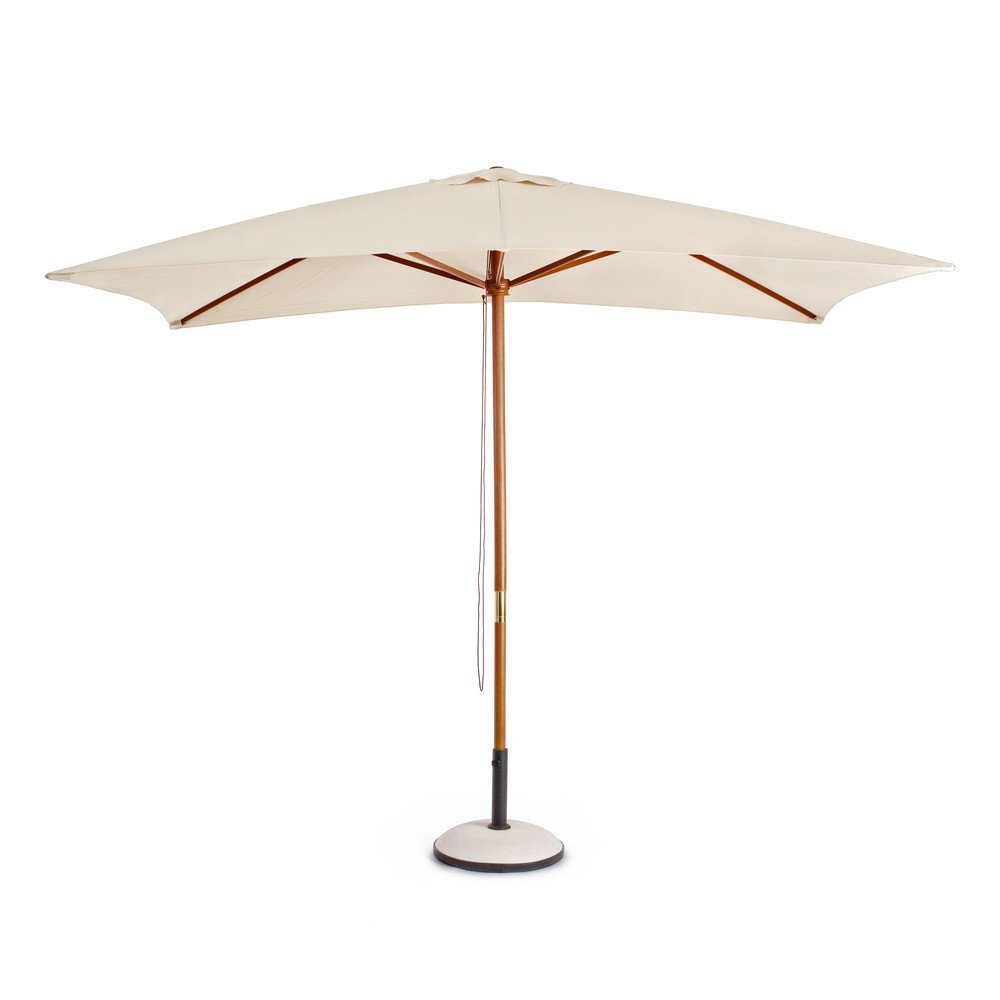 Beżowy parasol ogrodowy 200x300 cm Syros – Bizzotto